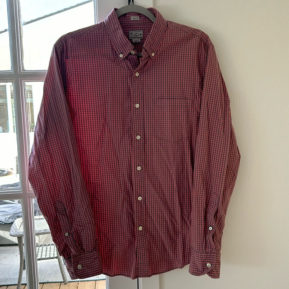 J Crew button up men’s shirt, medium slim fit